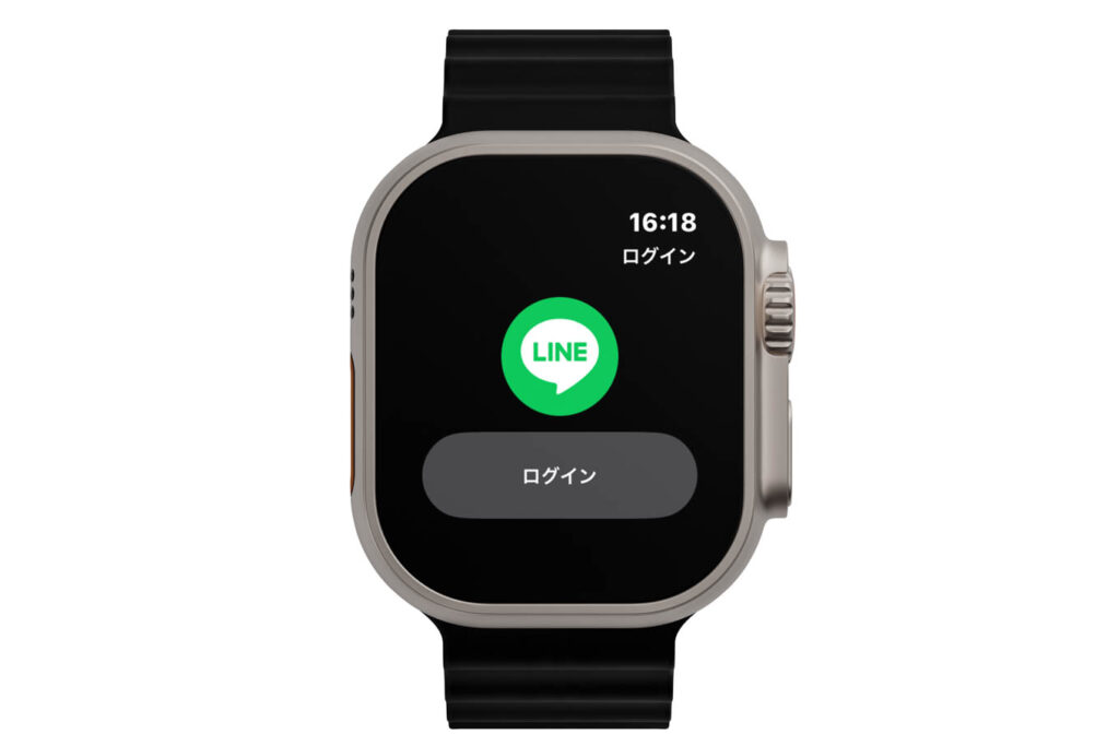 Apple WatchでLINEを使う方法|通知・LINE通話・ログインについても解説 2 Apple Watch LINEアプリのログイン画面