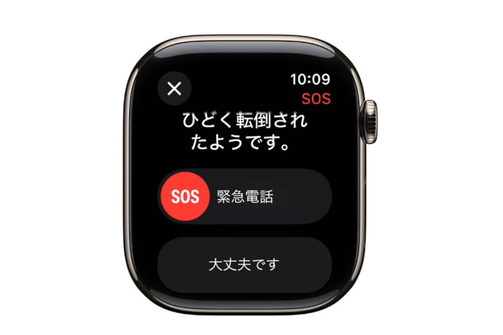 Apple Watchはいらない?後悔するパターンは?8年使ってみて感じたこと 9 Apple Watchの転倒検出画面