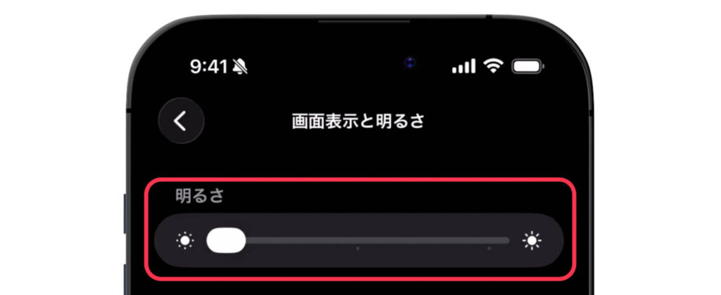 Apple Watchの設定・初期設定おすすめ26項目│設定見直しでより快適に 37 画面の明るさを暗くする設定画面
