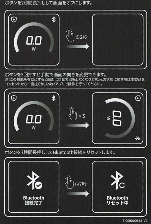 Anker Prime Charger (160W, 3 Ports)をレビュー│出力配分をカスタムできる次世代充電器 16 Anker Prime Charger (160W, 3 Ports)の操作説明2