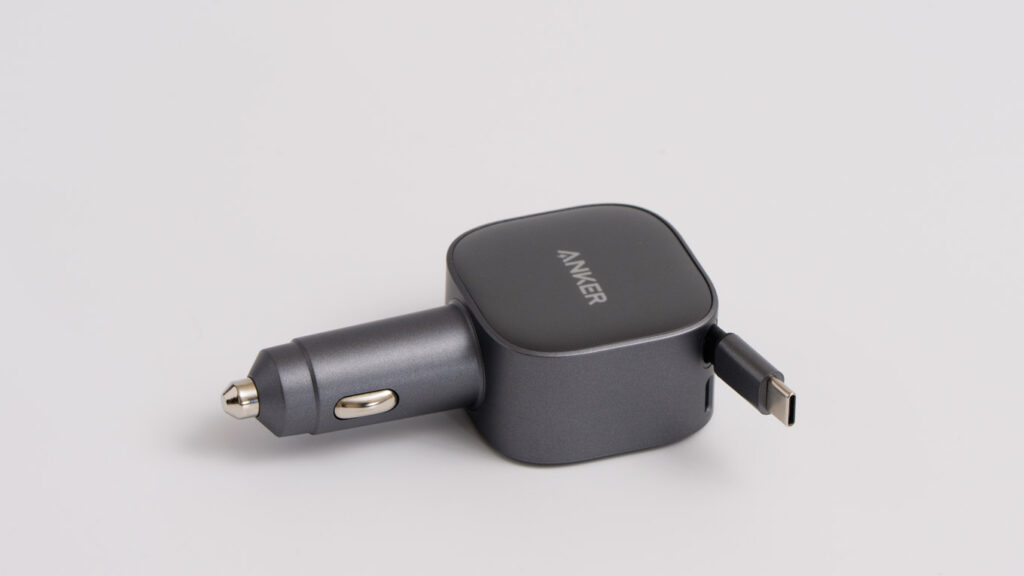 iPhone充電器のおすすめは?用途別に「失敗しない選び方」と有線・ワイヤレスの最適解を解説 7 Anker Nano Car Charger (75W, 巻取り式 USB-Cケーブル)