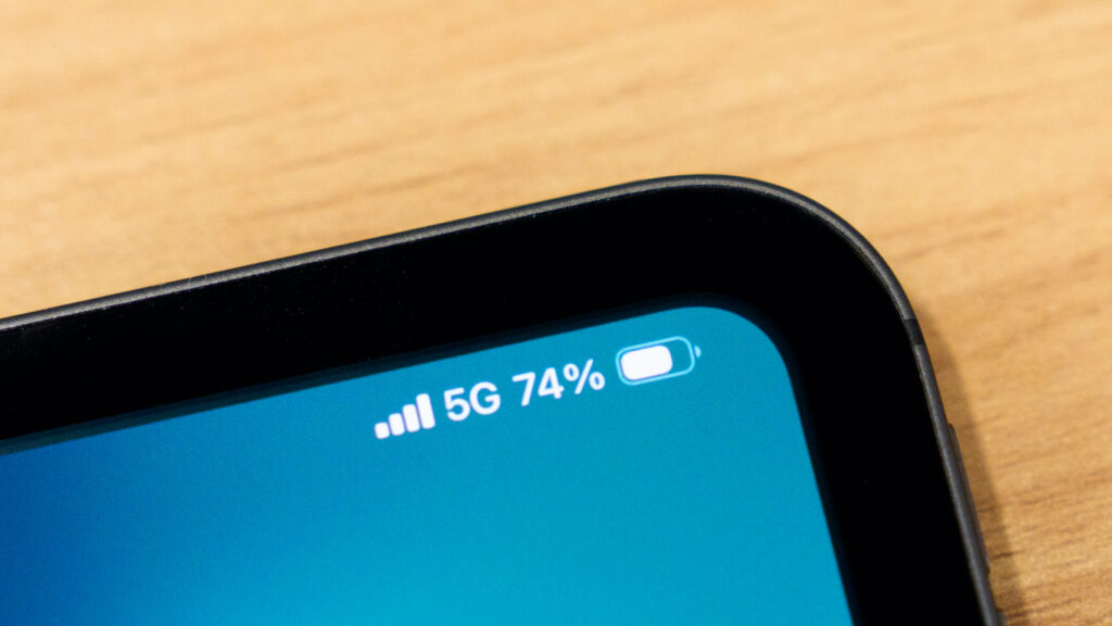 iPadのセルラーモデルとは?Wi-Fiモデルとの違いやどっちを選ぶべきか詳しく解説 19 iPad Pro セルラーモデルの5Gアイコン