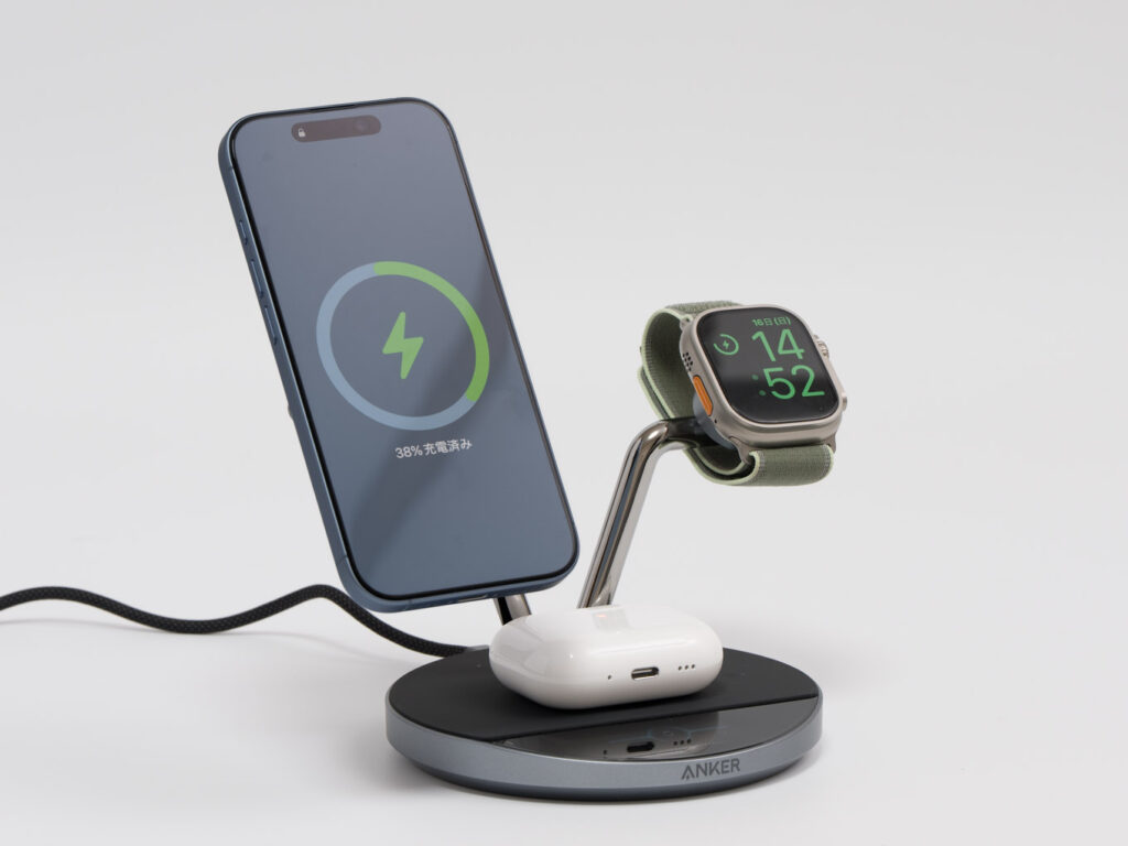 Anker Prime Wireless Charging Station (3-in-1, MagGo, AirCool, Dock Stand)