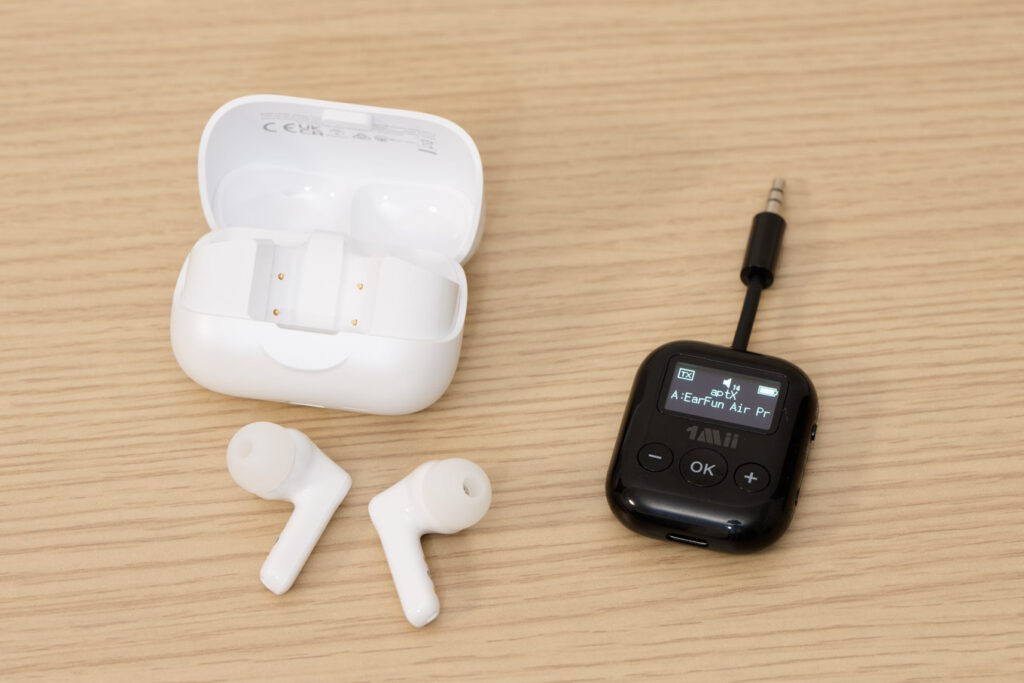 3.5mmタイプのBluetoothトランスミッター