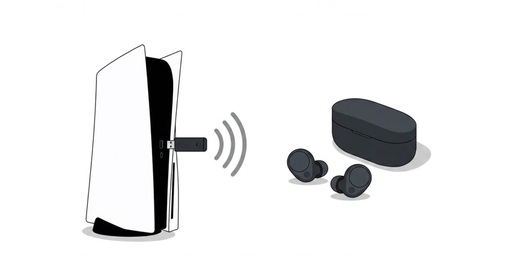 PS5にBluetoothワイヤレスイヤホンを接続する方法を解説！気になる遅延は？（アイキャッチ）