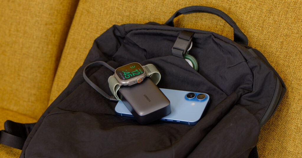 Apple Watchを充電できるUGREEN製モバイルバッテリーをレビュー┃3-in-1でコスパ良し！（アイキャッチ）