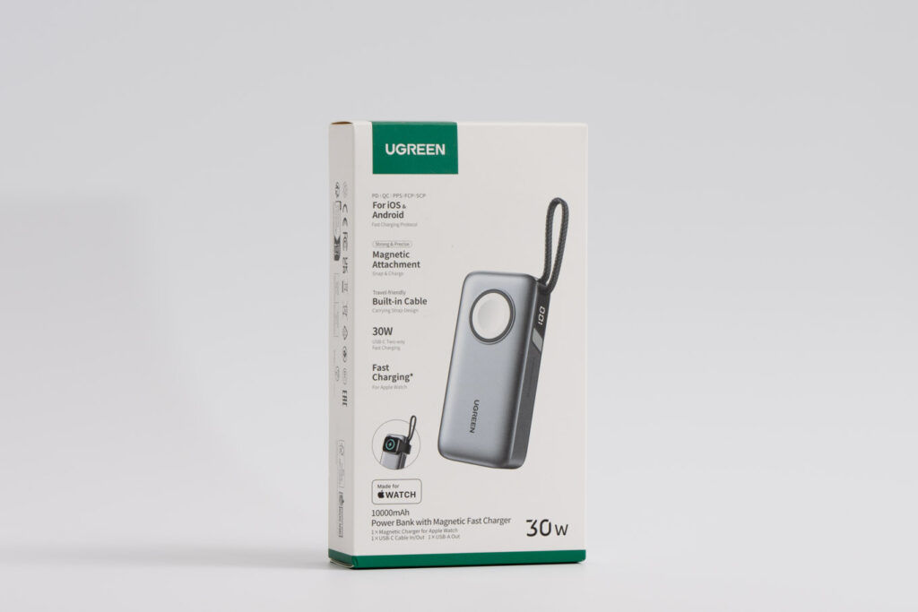 UGREEN Apple Watch対応モバイルバッテリーのパッケージ