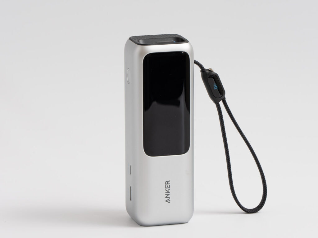 Anker Power Bank (25000mAh, Built-In & 巻取り式USB-Cケーブル)を