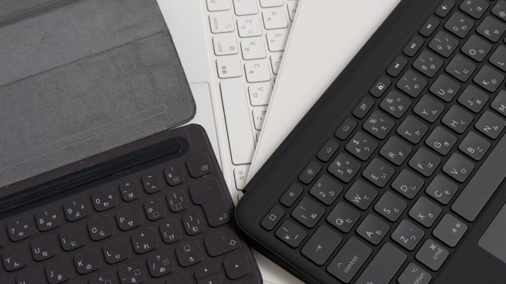 iPad向けケース一体型キーボードの残骸