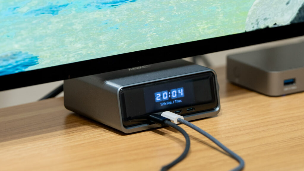 据え置きタイプの充電器