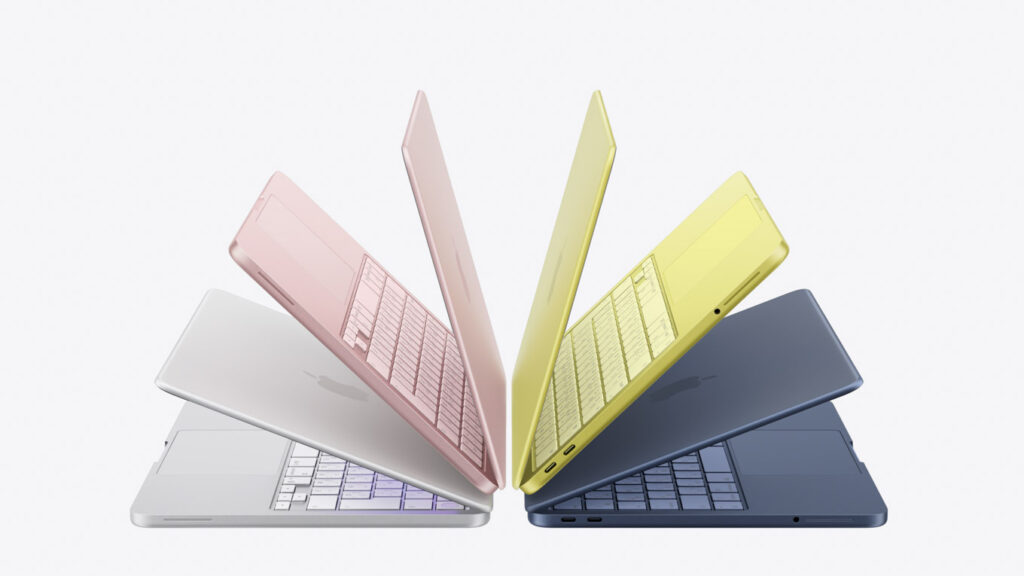 MacBook Neoのカラーバリエーション