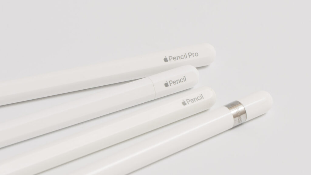 Apple Pencil全4種の集合写真