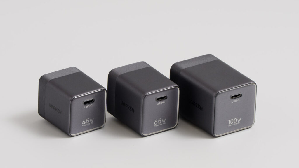 UGREEN Nexode Air 45W、UGREEN Nexode Air 65W、UGREEN Nexode Air 100W