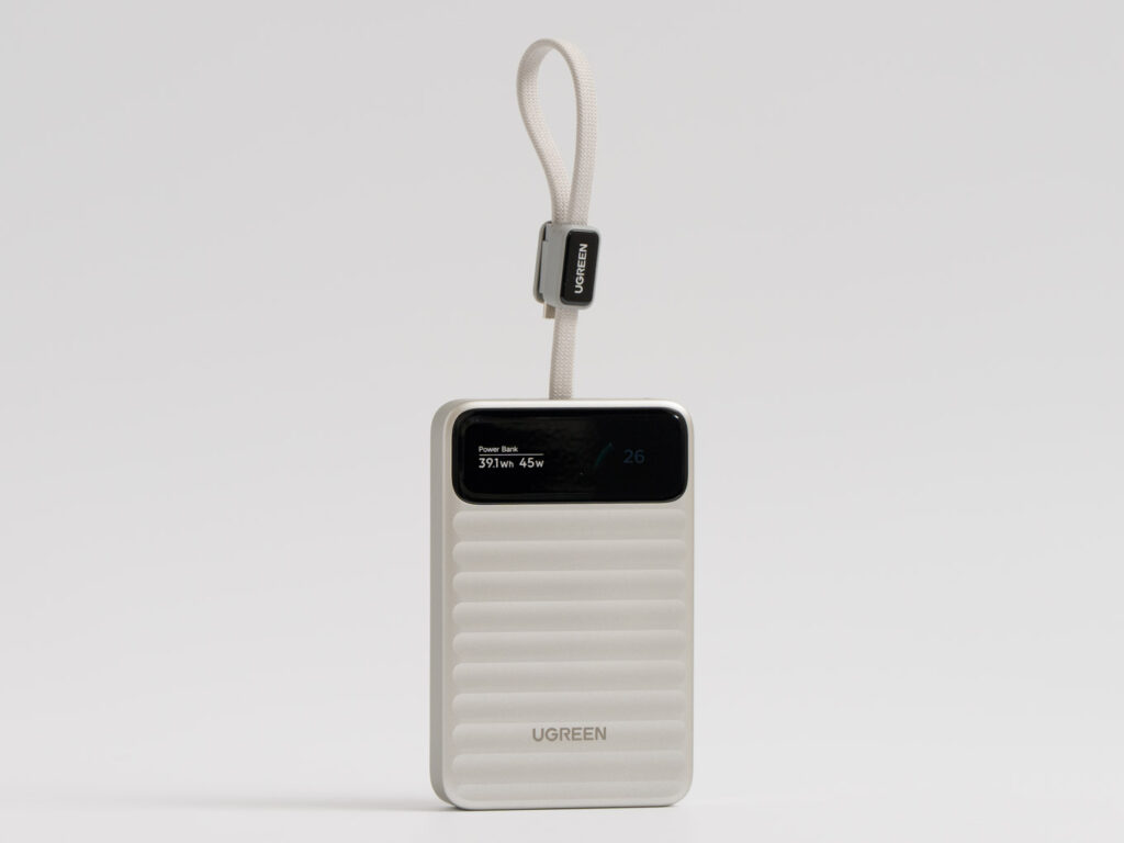 UGREEN Nexode Wavy 10000mAh・45WモバイルバッテリーPB603本体の外観