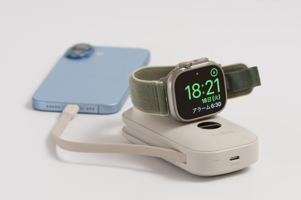 BoostCharge Pro モバイルバッテリー10K(Apple Watch充電器付き)