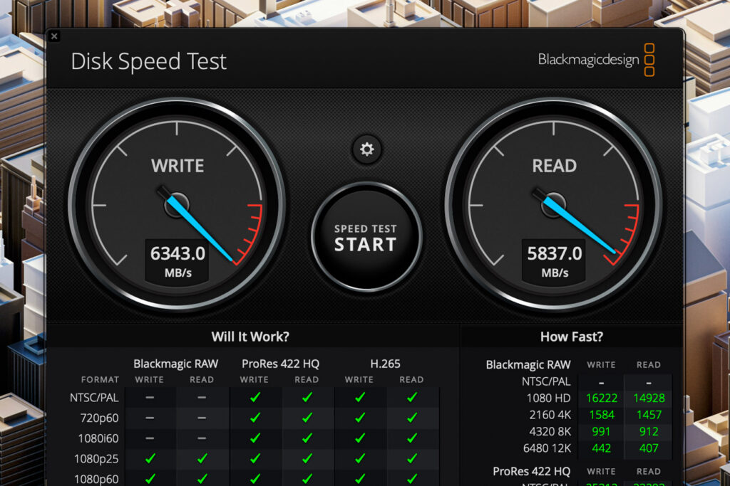 Mac mini(M4 Pro)での速度
