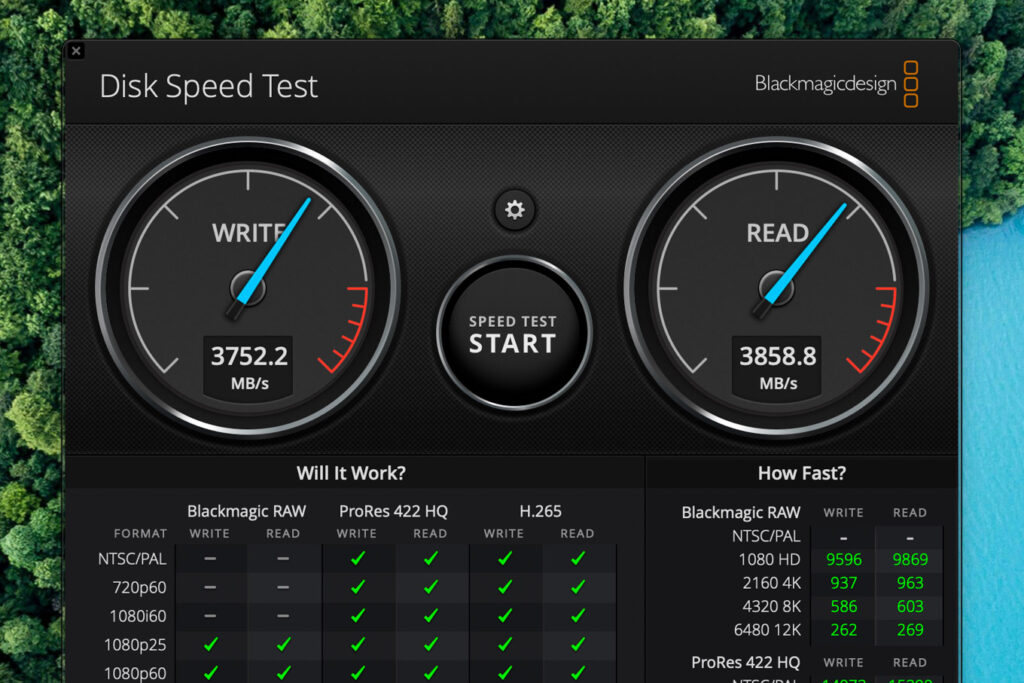MacBook Pro(M5)での速度