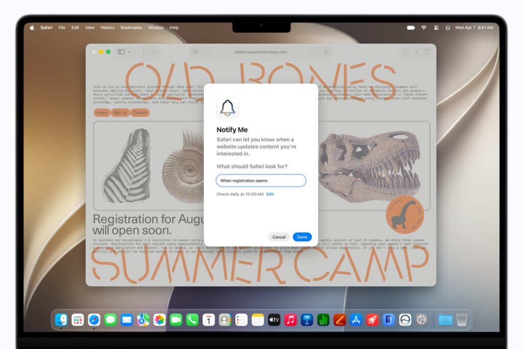 iOS 27のパスワードアプリが脆弱なパスワードをサイト上で自動的に更新している画面