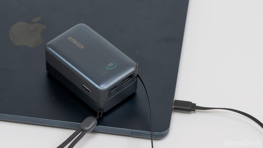 Ankerの巻取り式USB-Cケーブル内蔵のモバイルバッテリーが19%オフの6,490円のタイムセール