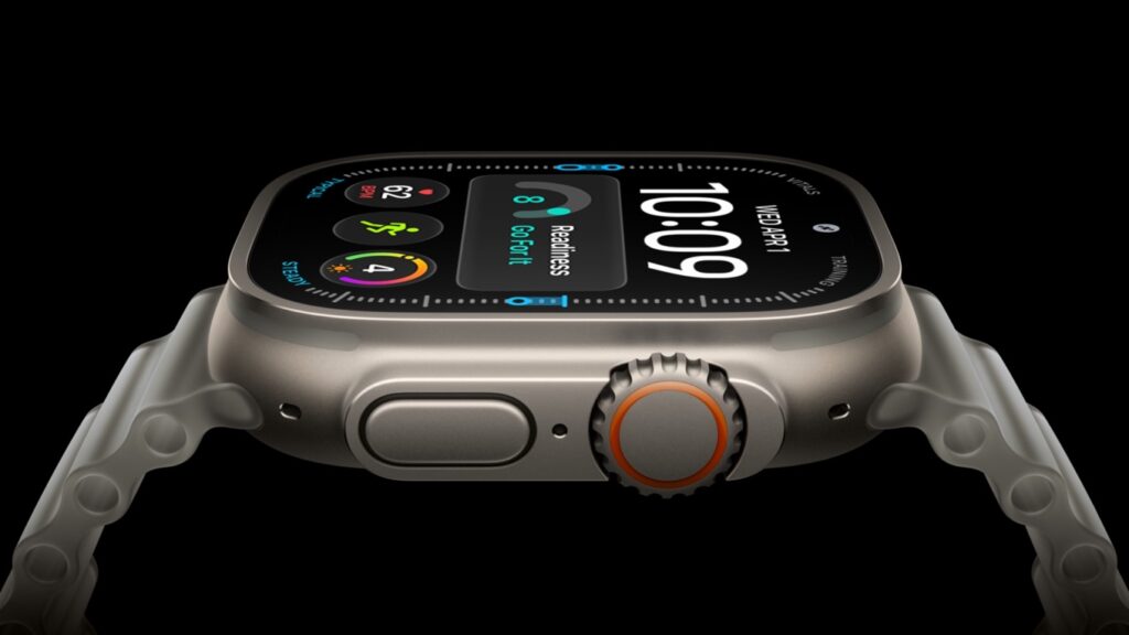 ナチュラルチタニウムのApple Watch Ultra 4